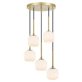 Telbix Lighting Indoor Pendants Bobo LED Pendant Light 5Lt Lights-For-You BOBO PE05-AGOM 9329501057728